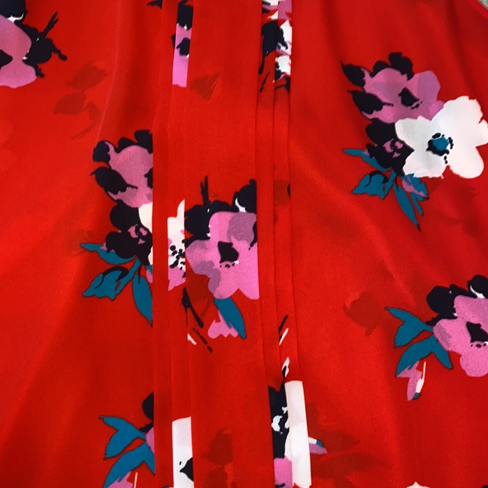 Red Floral Tank - Picture 3 of 4